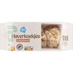 Glutenvrij Haverkoekjes hazelnoot