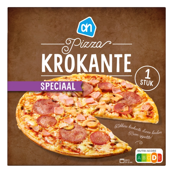 Knusprige Spezialpizza