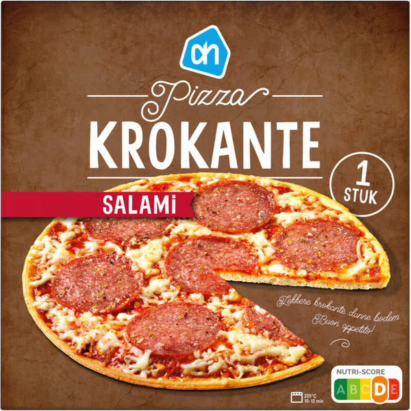 Pizza krokante salami
