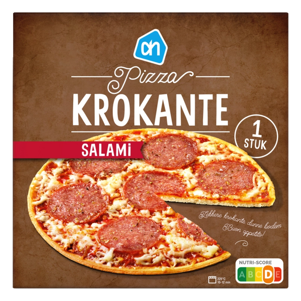 Crispy Salami Pizza