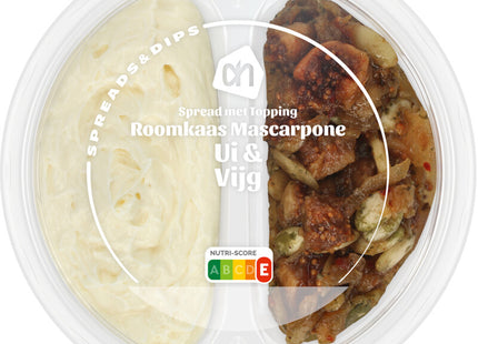Spread met topping mascarpone ui & vijg
