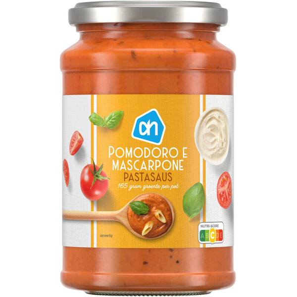 Pomodoro e mascarpone pastasaus