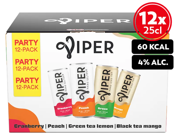 Viper Hard iced tea and hard seltzer 12-pack