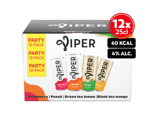 Viper Hard iced tea and hard seltzer 12-pack