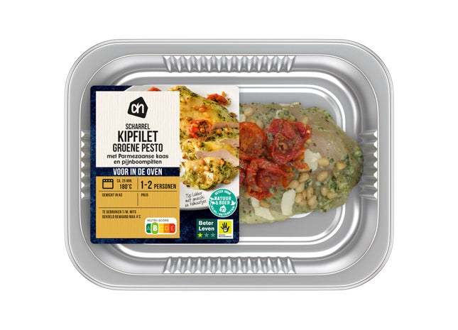Scharrel kipfilet pesto