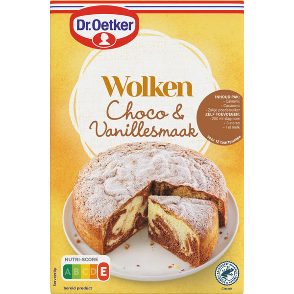 Dr. Oetker Wolken choco & vanillesmaak