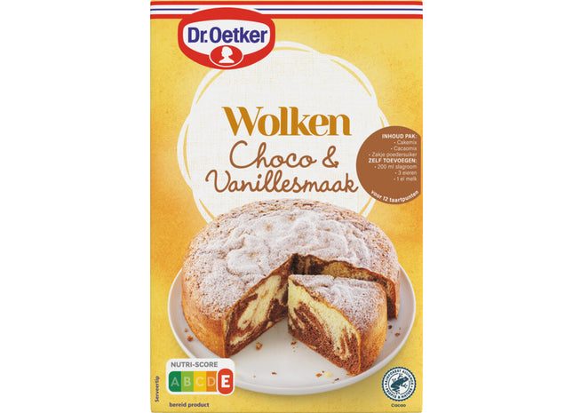 DR. Oetker Clouds Schokoladen- und Vanillegeschmack