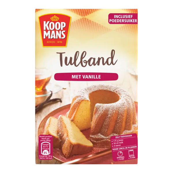 Koopmans Mix for Bundt Cake