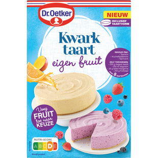 Dr. Oetker Kwarktaart eigen fruit bakmix