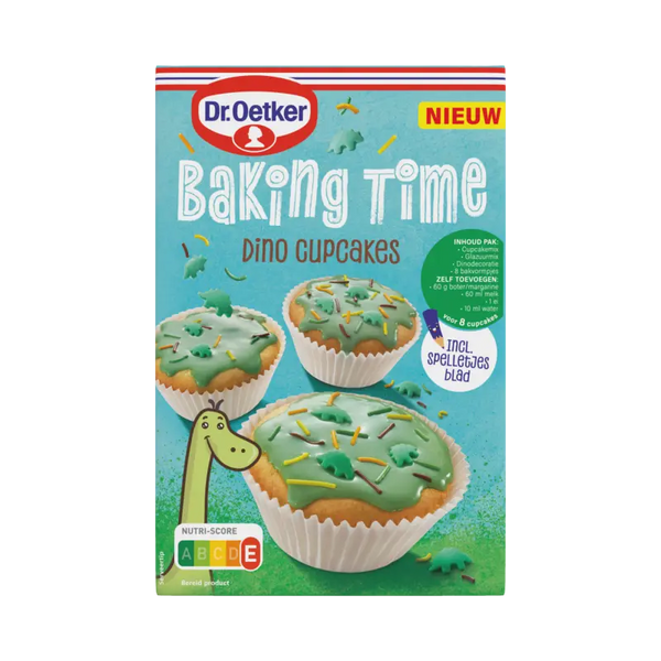 Dr. Oetker Baking time dino cupcakes