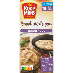 Koopmans Brood uit de pan naanbrood