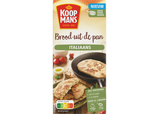 Koopmans Brood uit de pan Italiaans