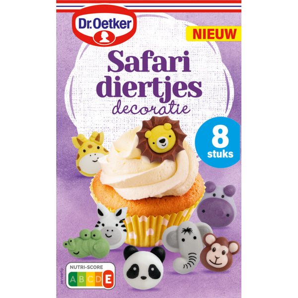 Dr. Oetker Safari diertjes decoratie