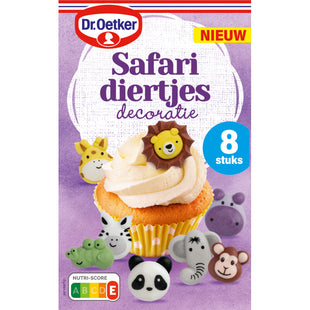 Dr. Oetker Safari diertjes decoratie