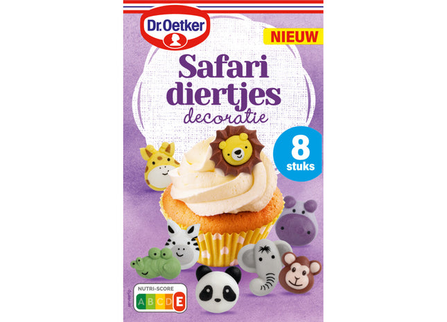 Dr. Oetker Safari diertjes decoratie