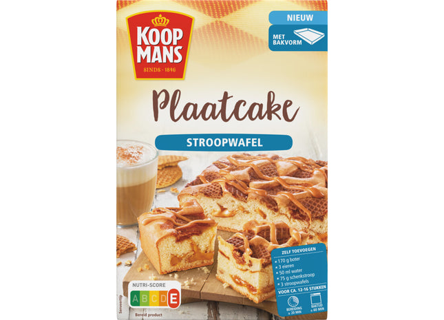 Koopmans Plaatcake stroopwafel