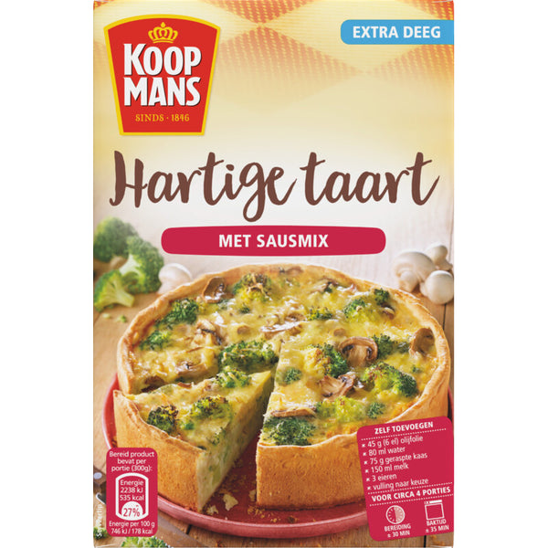 Koopmans herzhafter Kuchen mit Soßenzubereitungsmischung
