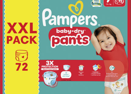 Pampers Baby-dry pants XXL-pack maat 7
