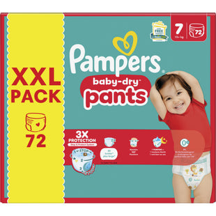 Pampers Baby-dry pants XXL-pack maat 7