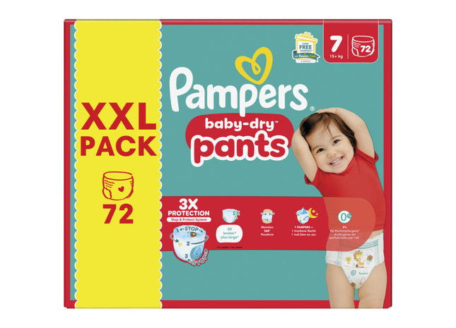 Pampers Baby-dry pants XXL-pack maat 7