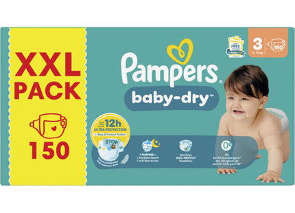 Pampers Baby-dry luiers XXL-pack maat 3