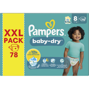 Pampers Baby-dry luiers XXL-pack maat 8