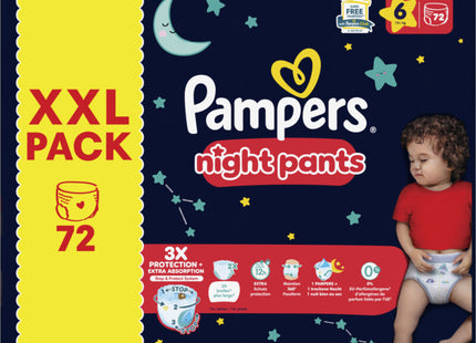 Pampers Baby-dry night pants XXL-pack maat 6