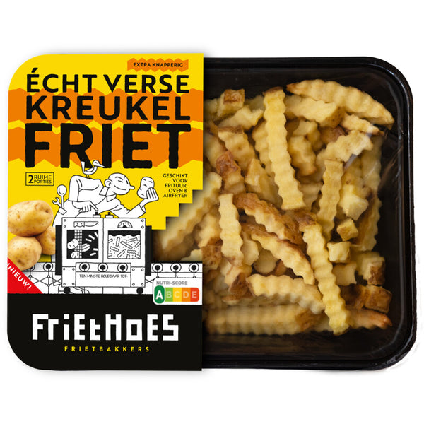 Friethoes Echt verse kreukel friet