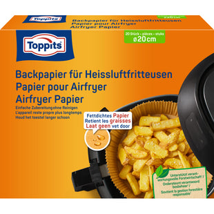 Toppits Airfryer papier 20cm