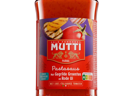 Mutti-Tomatensauce mit gegrilltem Gemüse