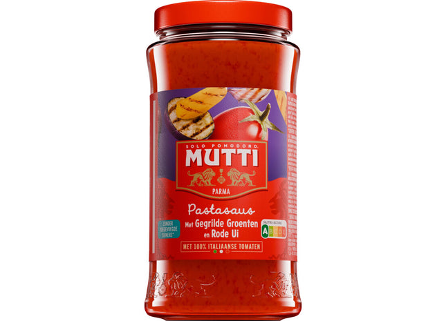 Mutti Tomatensaus met gegrilde groenten