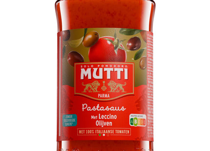 Mutti Tomatensaus met leccino olijven