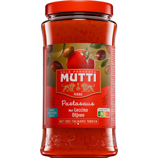 Mutti Tomatensaus met leccino olijven