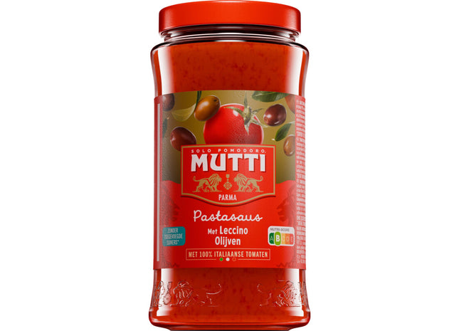 Mutti Tomatensaus met leccino olijven