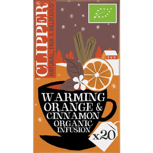 Clipper Warming orange cinnamon organic infusion