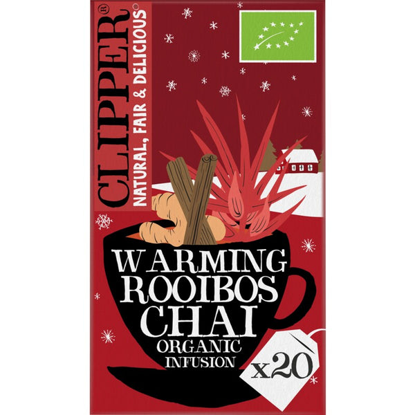 Clipper Warming rooibos chai organic herbal tea