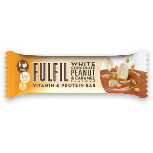 FulFil Protein bar white choco peanut & caramel