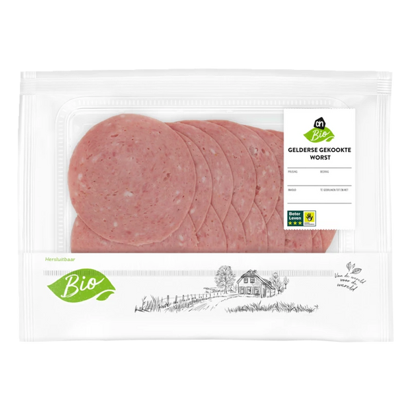 Biologisch gekochte Wurst