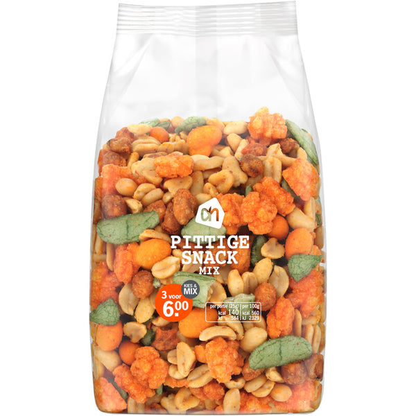 Pittige snackmix