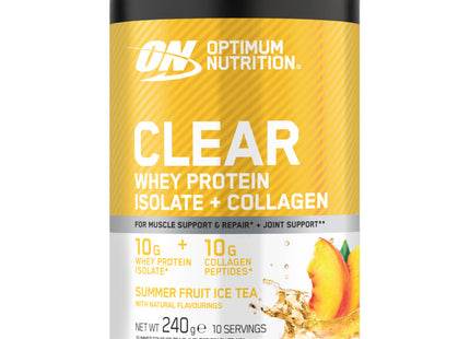 Optimum Nutrition Clear whey + collagen summer ice tea