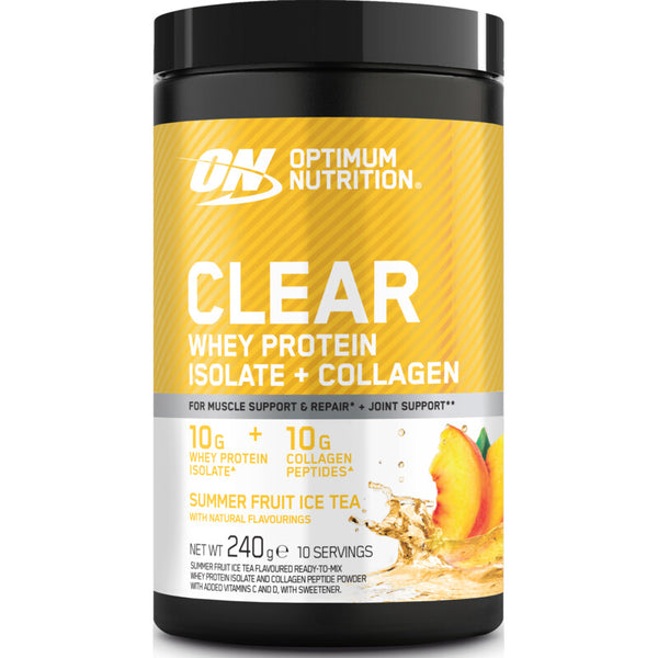 Optimum Nutrition Clear whey + collagen summer ice tea