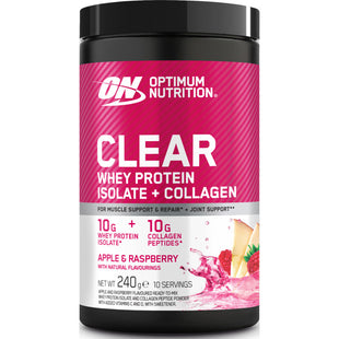 Optimum Nutrition Clear whey + collagen apple & raspberry