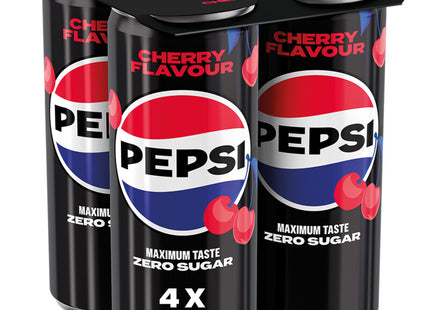 Pepsi Zero sugar cherry 4-pack