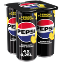Pepsi Zero sugar lemon 4-pack