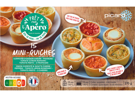 Picard 15 mini-quiches
