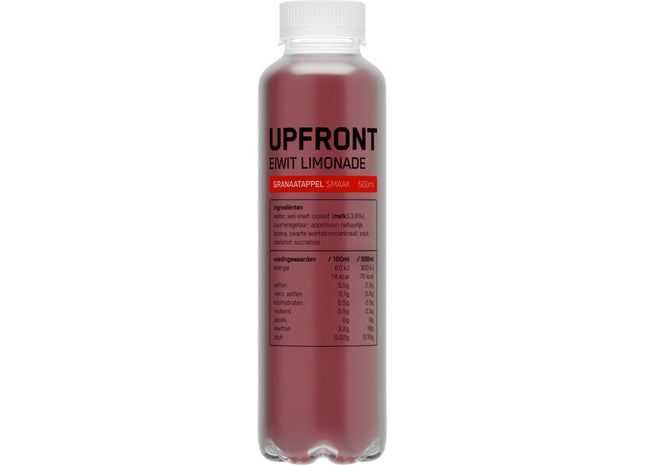 Upfront Eiwit limonade granaatappel vlierbloesem