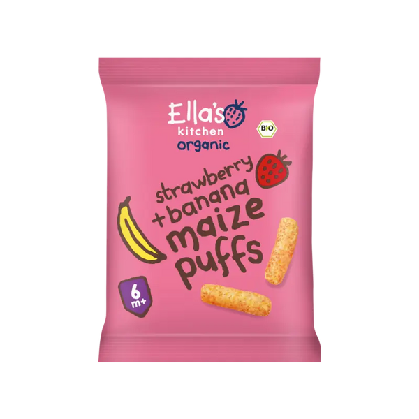 Ella's Küche Maispuffs Erdbeere + Banane 6M+ Bio