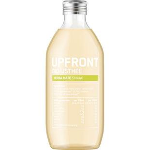 Upfront Bio ijsthee yerba mate smaak