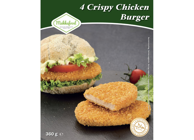 Mekkafood 4 crispy chicken burger