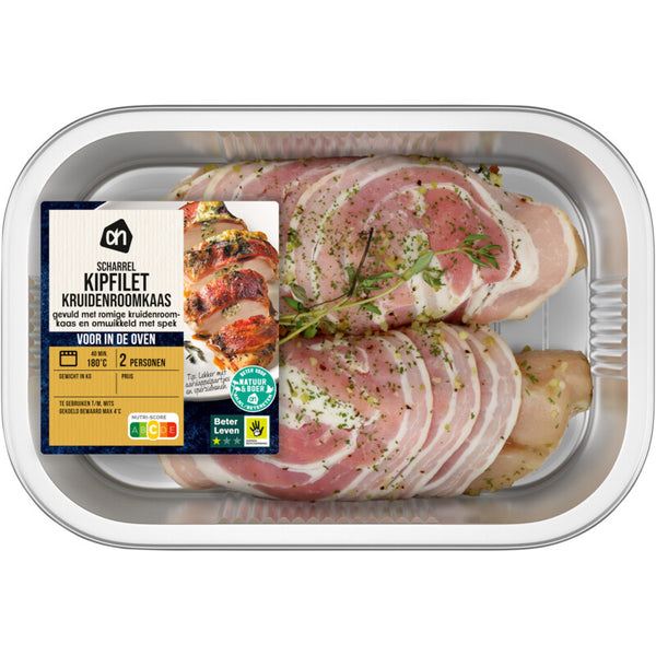 Scharrel kipfilet kruidenroomkaas